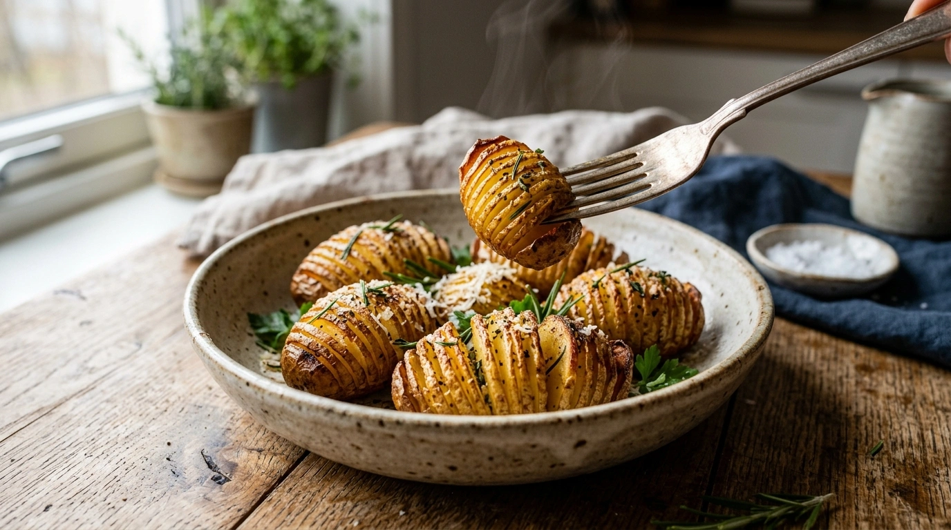 Hasselback kartofler